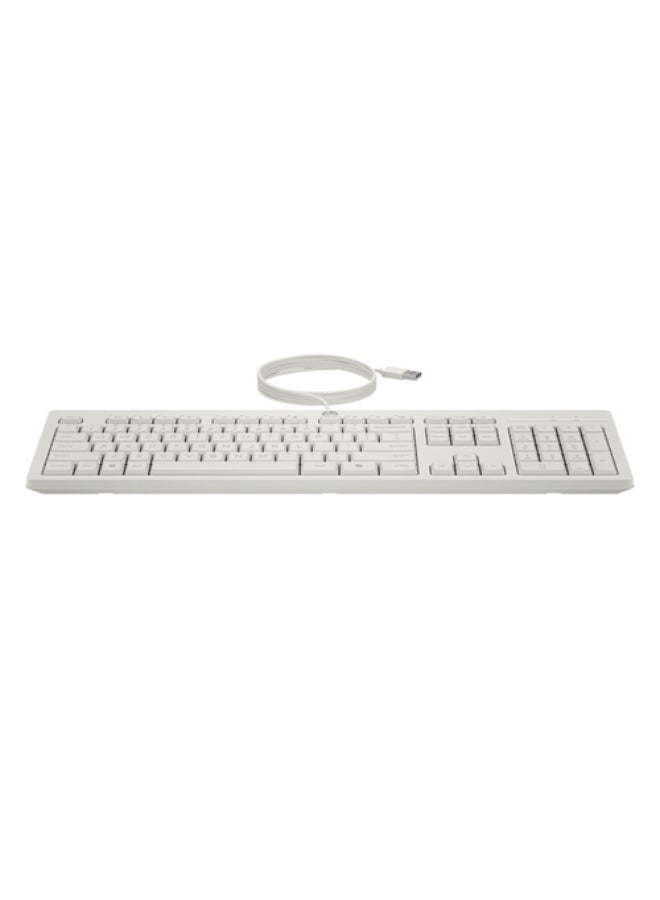 HP Wired Keyboard & Mouse - 225 (AW5S6AA) Combo white - Image 2