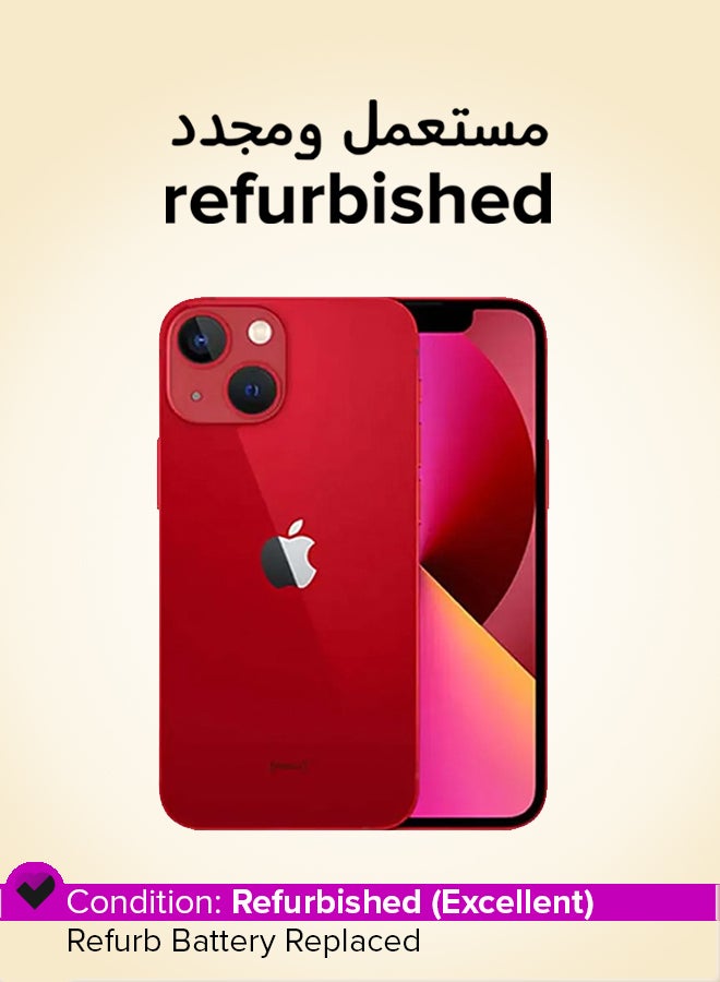 ابل  Refurbished - iPhone 13 128GB Red 5G With Facetime - International Version - Image 1