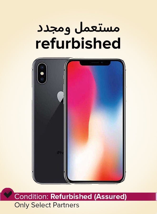 Apple Refurbished - iPhone X 64GB Space Gray 4G With Facetime - International Version - Image 1