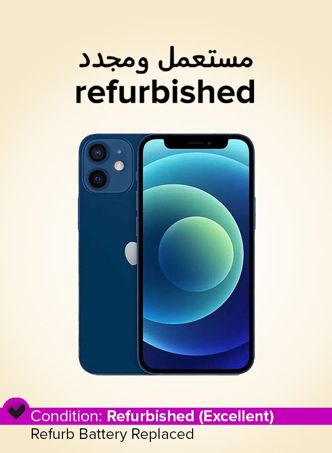 ابل  Refurbished - iPhone 12 With Facetime 64GB Blue 5G - International Version - Image 1