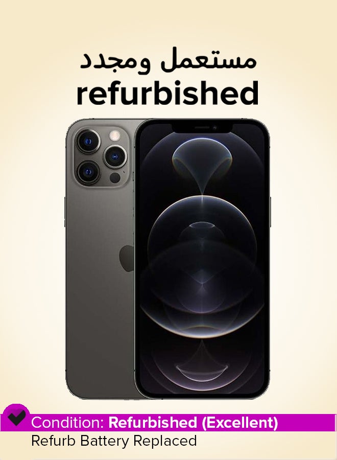 ابل  Refurbished- iPhone 12 Pro Max With Facetime 512GB Graphite 5G - International Version - Image 1