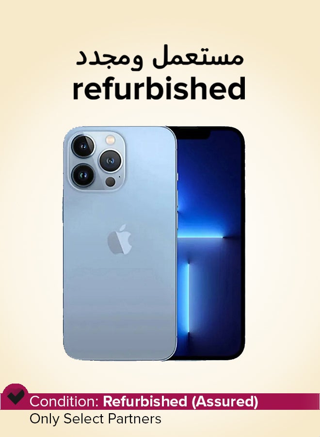 ابل  مجدد - آيفون 13 برو ماكس مع فيس تايم 256 جيجابايت سيرا بلو 5G - Image 1