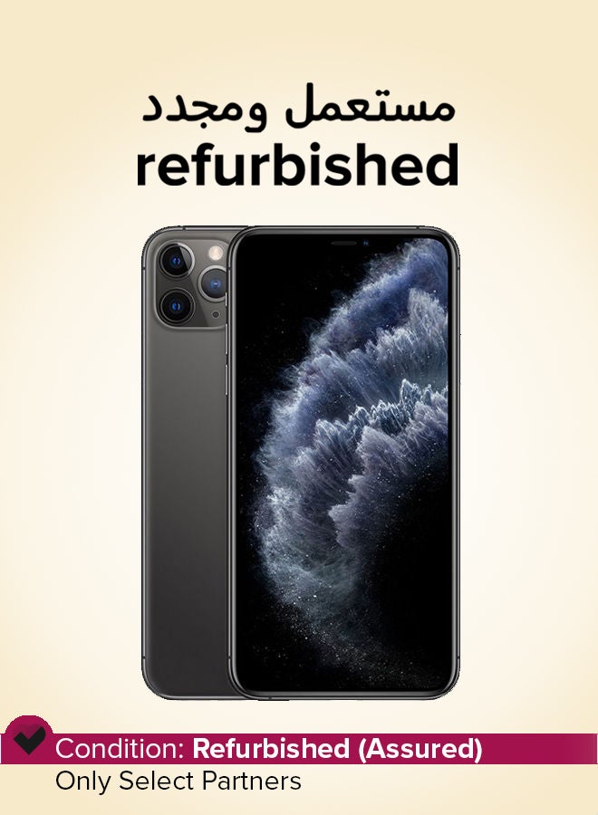 ابل  Refurbished - iPhone 11 Pro Max 256GB Space Gray 4G With Facetime - International Version - Image 1