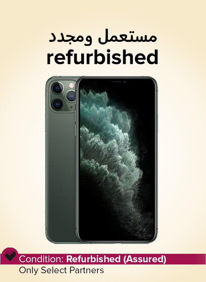 ابل  Refurbished - iPhone 11 Pro Max 64GB Green 4G With Facetime - International Version - Image 1