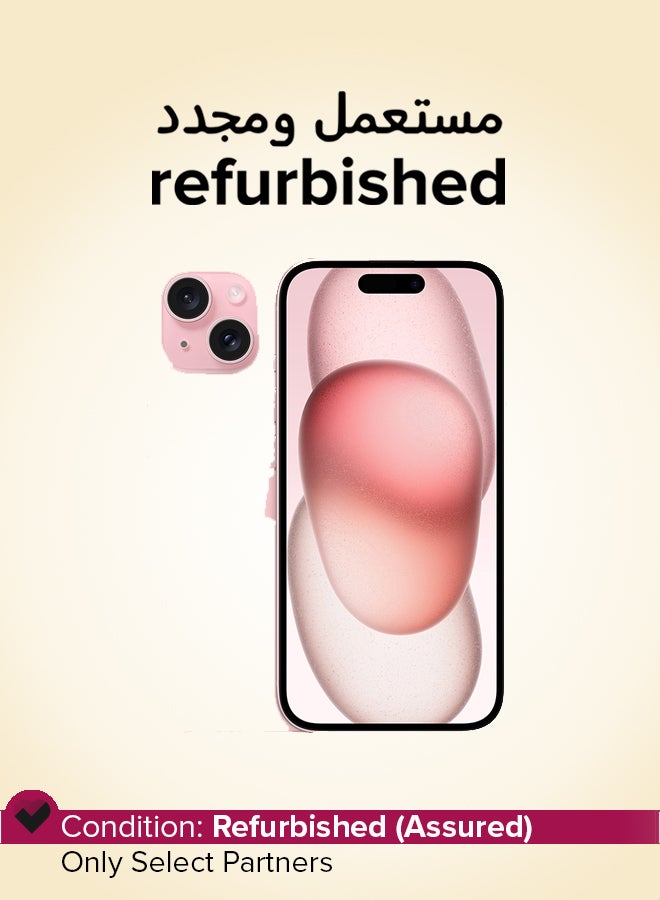 Apple Refurbished - iPhone 15 128GB Pink 5G - International Version - Image 1