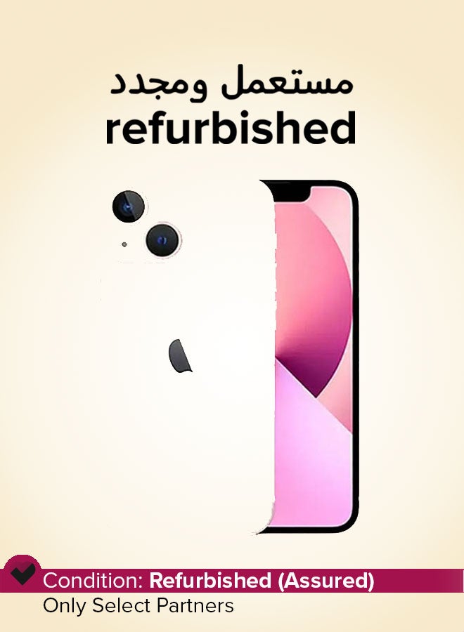 ابل  Refurbished - iPhone 13 128GB Pink 5G With Facetime - Image 1