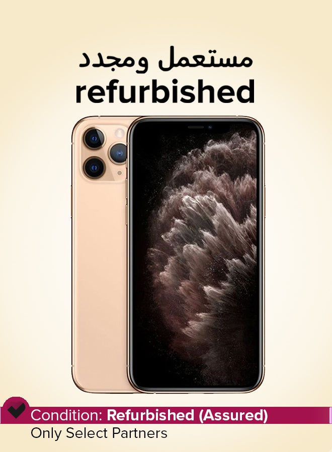 Apple Refurbished iPhone 11 Pro Max 256GB Gold 4G With Facetime - International Version - Image 1