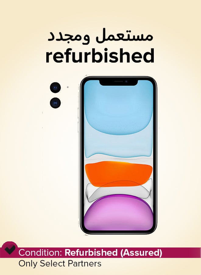 Apple Refurbished - iPhone 11 64GB White 4G With Facetime - International Version - Image 1