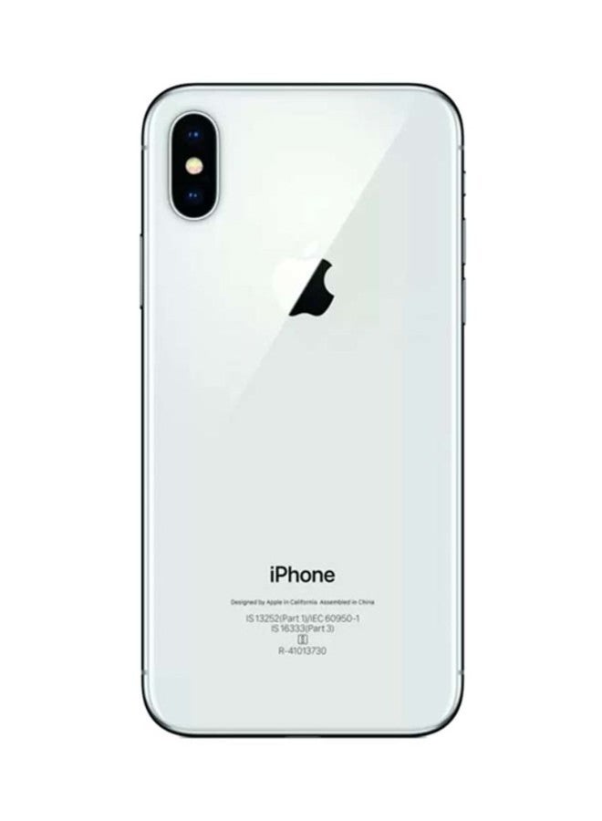 ابل  Refurbished - iPhone X 64GB Silver 4G - International Version - Image 3