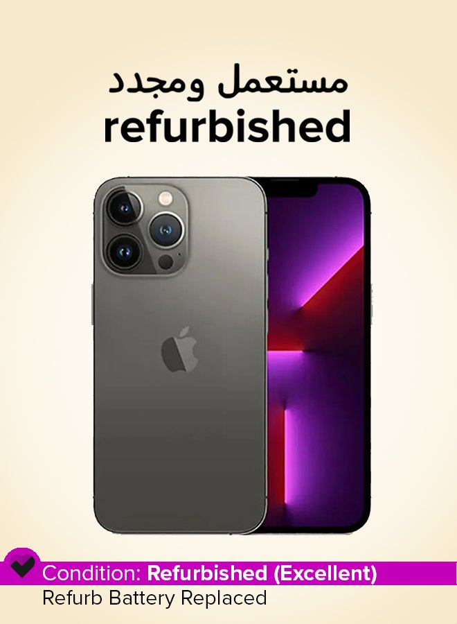 ابل  Refurbished - iPhone 13 Pro 256GB Graphite 5G With Facetime - International Version - Image 1