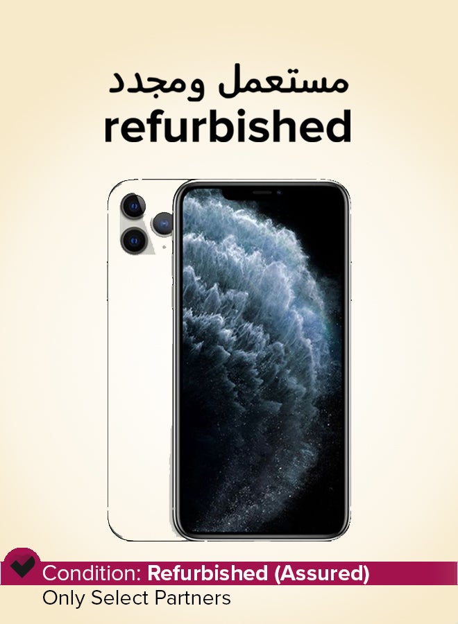 ابل  Refurbished - iPhone 11 Pro 256GB Silver 4G With Facetime - International Version - Image 1