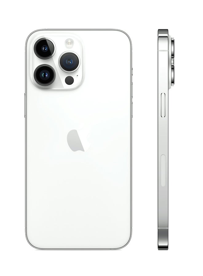 ابل  Refurbished - iPhone 14 Pro Max 256GB Silver 5G With Facetime - Image 3