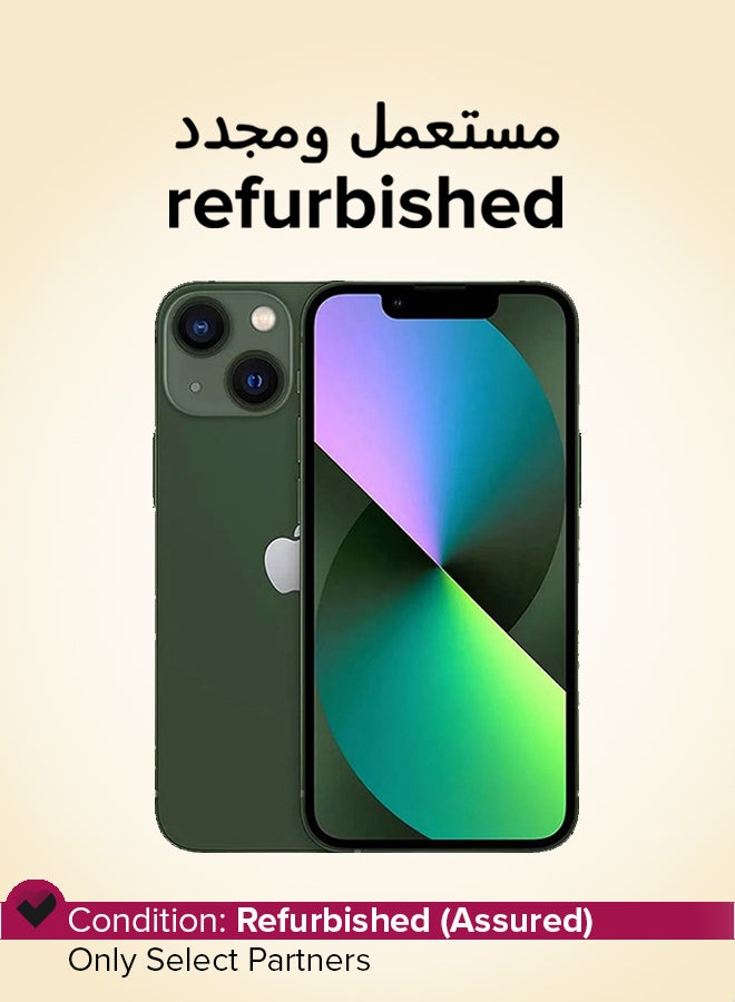 ابل  Refurbished - iPhone 13 128GB Green 5G With Facetime - International Version - Image 1