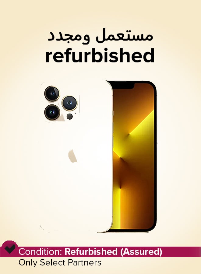 ابل  Refurbished - iPhone 13 Pro 256GB Gold 5G With Facetime - International Version - Image 1