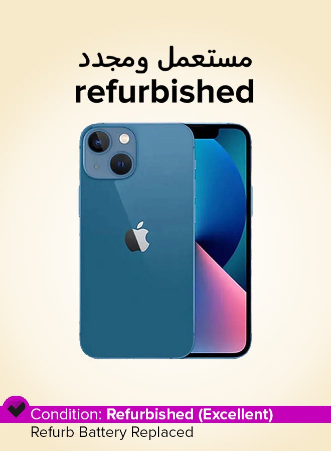 ابل  Refurbished - iPhone 13 128GB Blue 5G With Facetime - International Version - Image 1