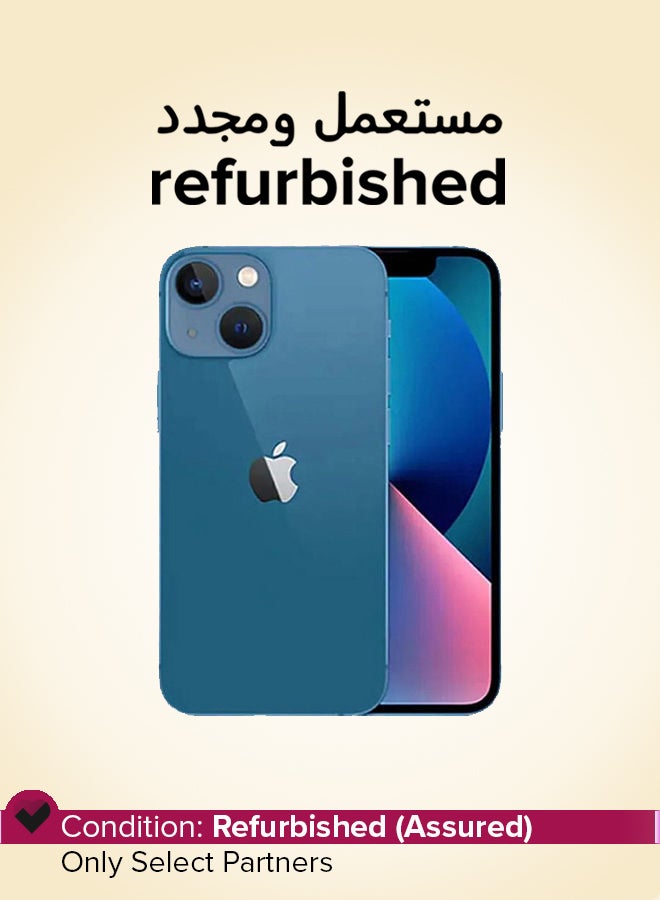 ابل  Refurbished - iPhone 13 128GB Blue 5G With Facetime - International Version - Image 1