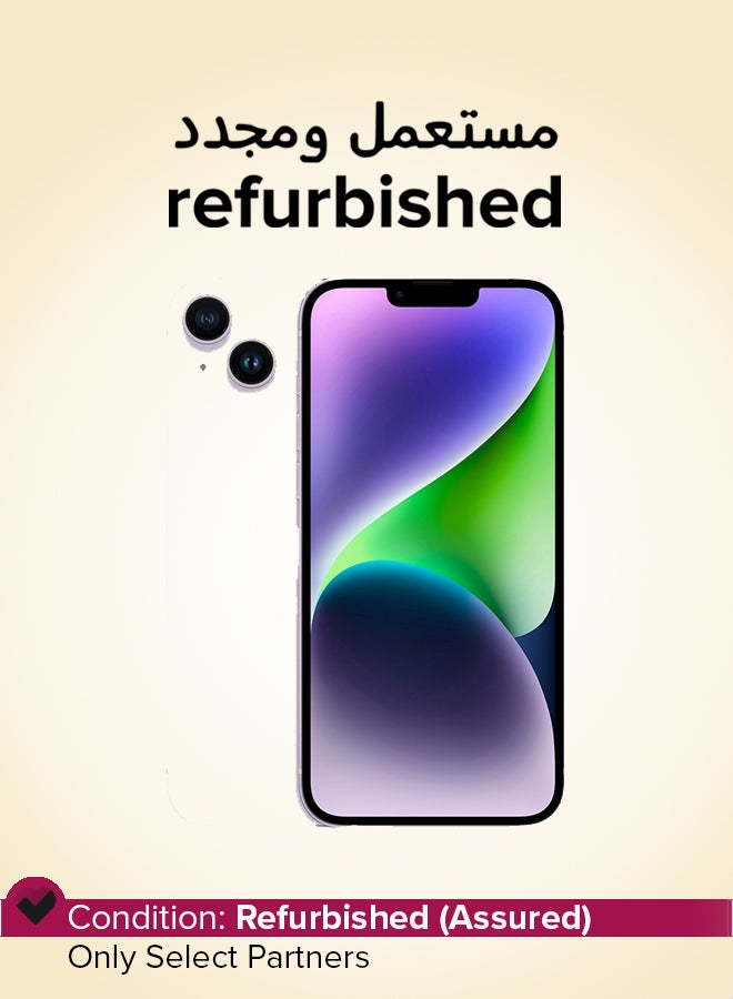 Apple Refurbished - iPhone 14 256GB Purple 5G With Facetime - Image 1