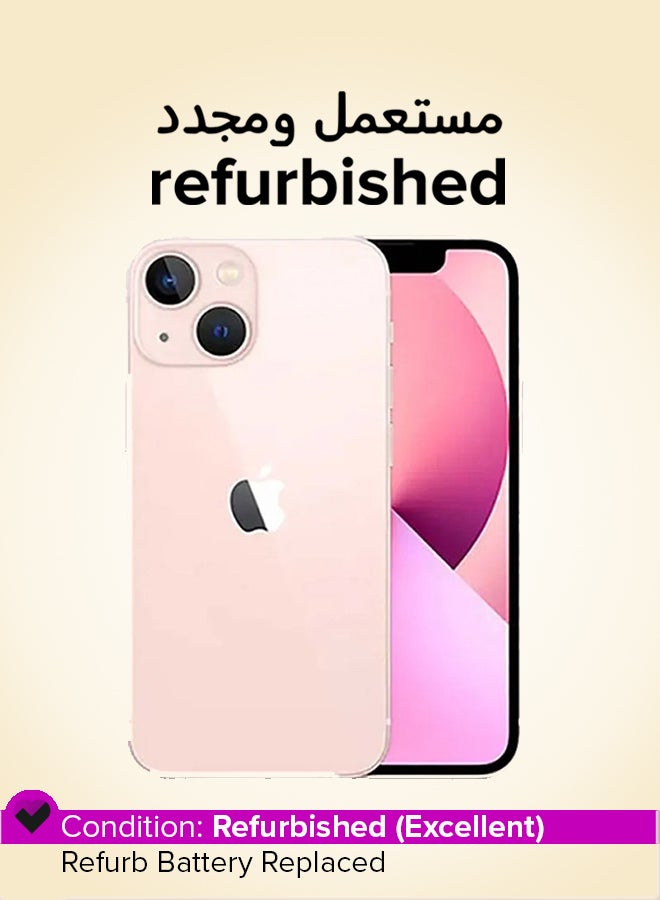 ابل  Refurbished - iPhone 13 Mini 128GB Pink 5G With Facetime - Image 1