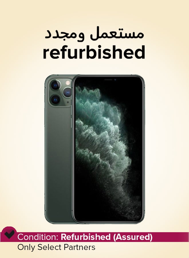 ابل  Refurbished - iPhone 11 Pro 256GB Green 4G With Facetime - International Version - Image 1