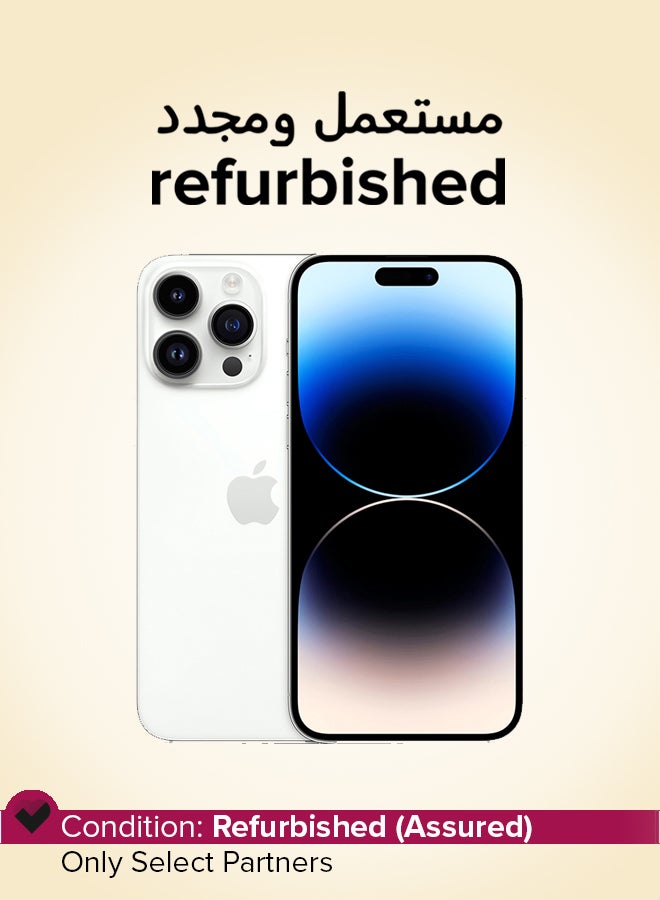 ابل  Refurbished - iPhone 14 Pro 128GB Silver 5G With Facetime - Image 1
