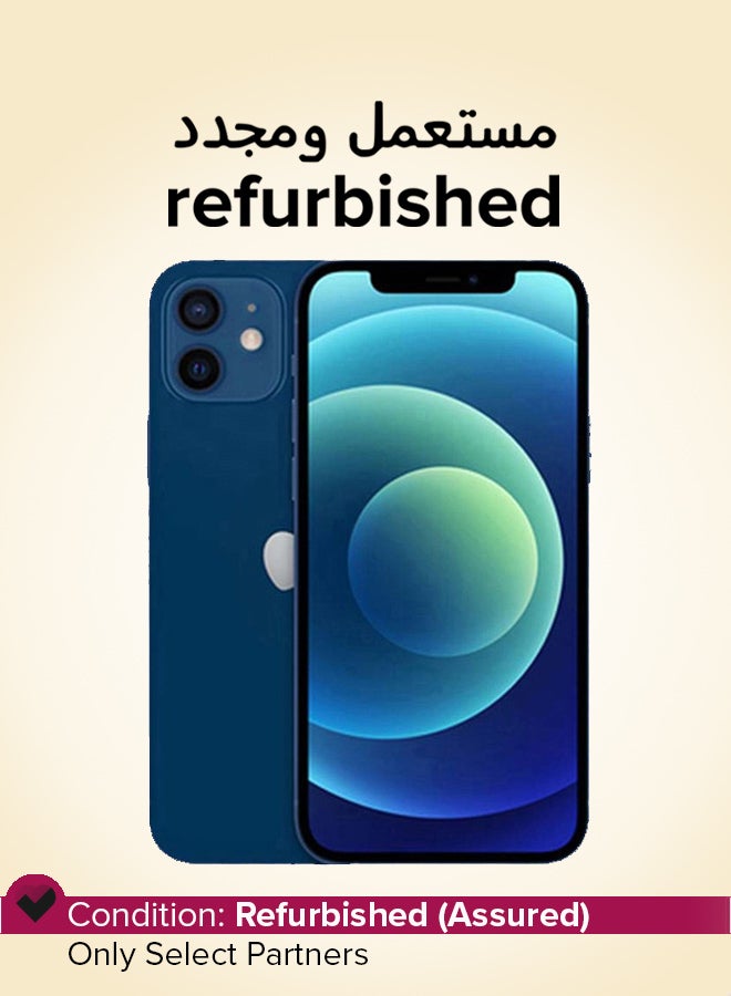 ابل  Refurbished - iPhone 12 Mini 128GB Blue 5G With Facetime - International Version - Image 1