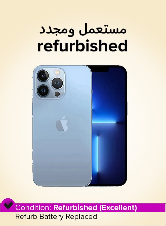 Apple Refurbished - iPhone 13 Pro Max With Facetime 256GB Sierra Blue 5G - International Version - Image 1