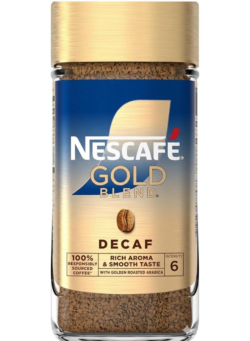 Nescafe Gold Blend Decaf Rich And Smooth Taste Instant Coffee - 95grams Single - Image 1