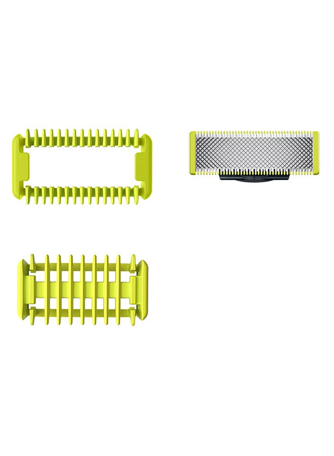 Philips OneBlade Replacement Blades | 1 x Original Body Blade And 1 Body Kit| Fits with all OneBlade handles-  QP610/51 - Image 2