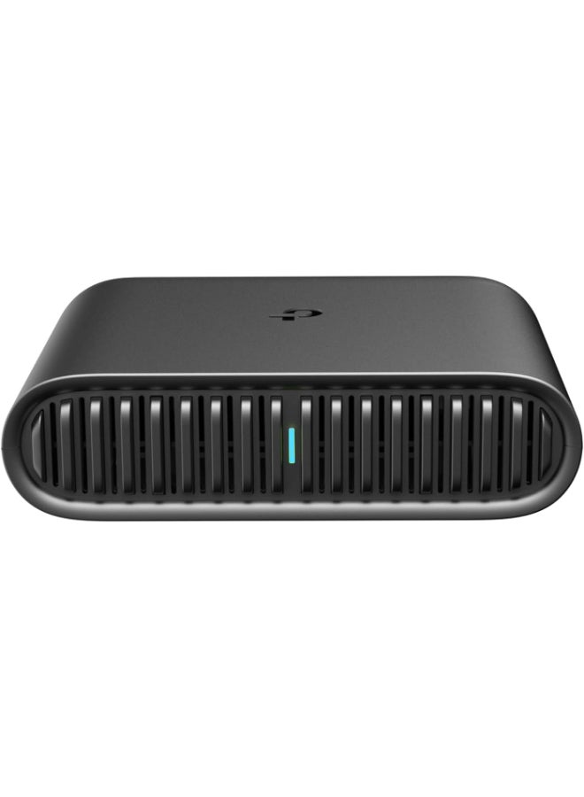 تي بي لينك WiFi 6 Travel Router TL-WR1502X | AX1500 Portable Design | Multiple Modes in One | VPN Clients & Server | Captive Portal | USB Tethering & File Sharing | Type-C Power Port | Tether App & Cloud black - Image 1