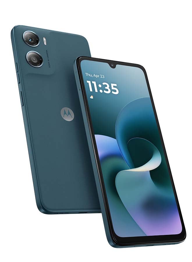 موتورولا G06 باور 4G ثنائي الشريحة بانتون تابيستري (أزرق) 8GB 256GB - النسخة الشرق أوسطية - Image 1