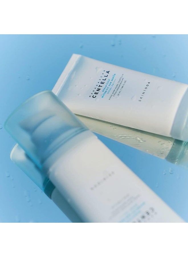 سكين1004 Skin1004 Madagascar Centella Hyalu-Cica Water-Fit Sun Serum (50ml x 2) Twin Pack 50ml*2ml - Image 4