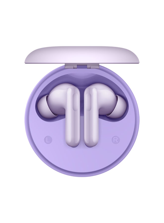 Honor Earbuds A Pro Wireless Earbuds with 49dB Active Noise Cancellation, 12.4mm Large Driver, Up to 42H Battery, Bluetooth 5.3, AI Call Noise Reduction, IP54 Water Resistant purple - Image 5