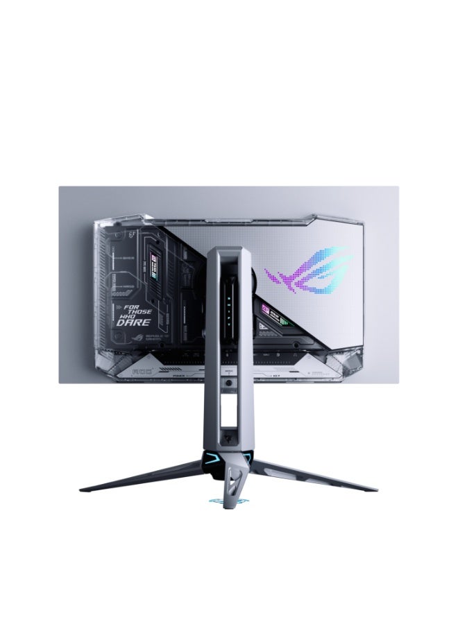 ASUS ROG Swift OLED PG27AQWP-W 27″ QHD WOLED Gaming Monitor, 540Hz/720Hz Dual-Mode, 0.02ms GTG, HDR True Black 500, 1500 nits, DisplayPort 2.1a, HDMI 2.1, G-SYNC Compatible, FreeSync Premium Pro, 99.5% DCI-P3, OLED Care Pro | 90LM0CF2-B01971 silver - Image 2