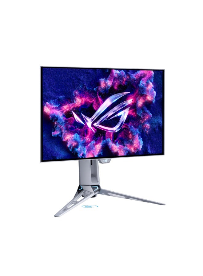 ASUS ROG Swift OLED PG27AQWP-W 27″ QHD WOLED Gaming Monitor, 540Hz/720Hz Dual-Mode, 0.02ms GTG, HDR True Black 500, 1500 nits, DisplayPort 2.1a, HDMI 2.1, G-SYNC Compatible, FreeSync Premium Pro, 99.5% DCI-P3, OLED Care Pro | 90LM0CF2-B01971 silver - Image 4