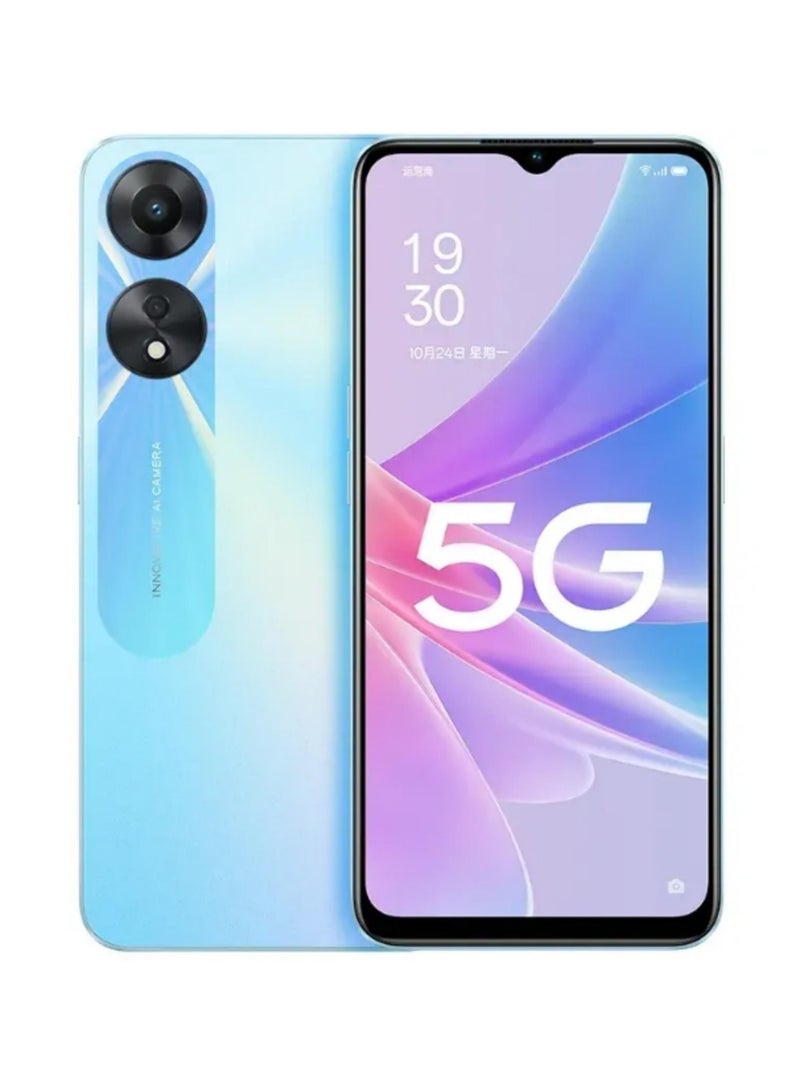 OPPO A58 5G Dual SIM Glowing Blue 8GB RAM 128GB - International Version - Image 1