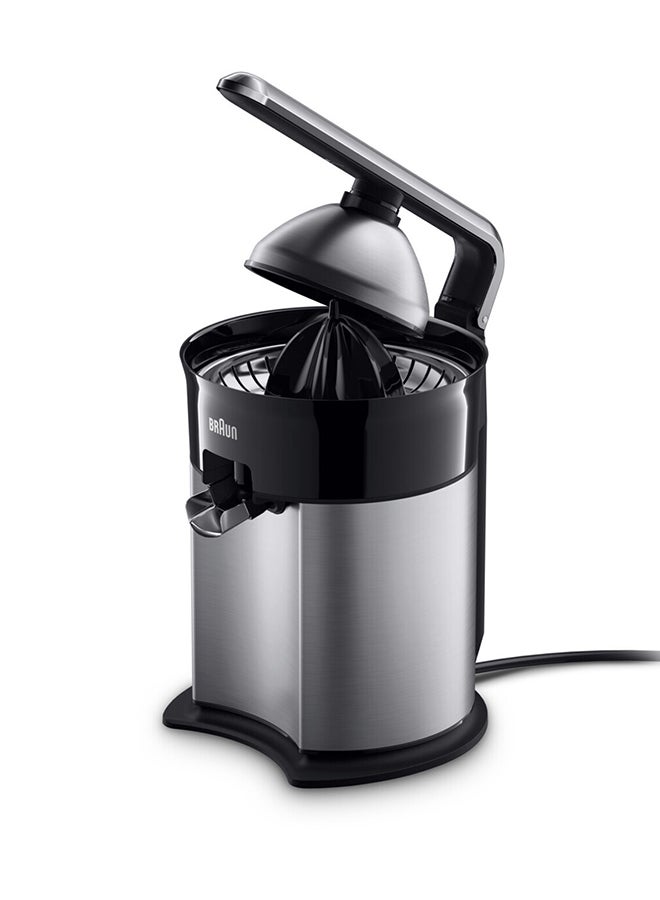 براون Braun CitrusQuick 7 Citrus Juicer, 160 Watts, XL Fit Design, Direct Serve Option, Anti-Drip Spout, Automatic Start / Stop, Ergonomic Lever, Universal Presscone - CJ 7050 Black 160 W CJ 7050 BK black - Image 2