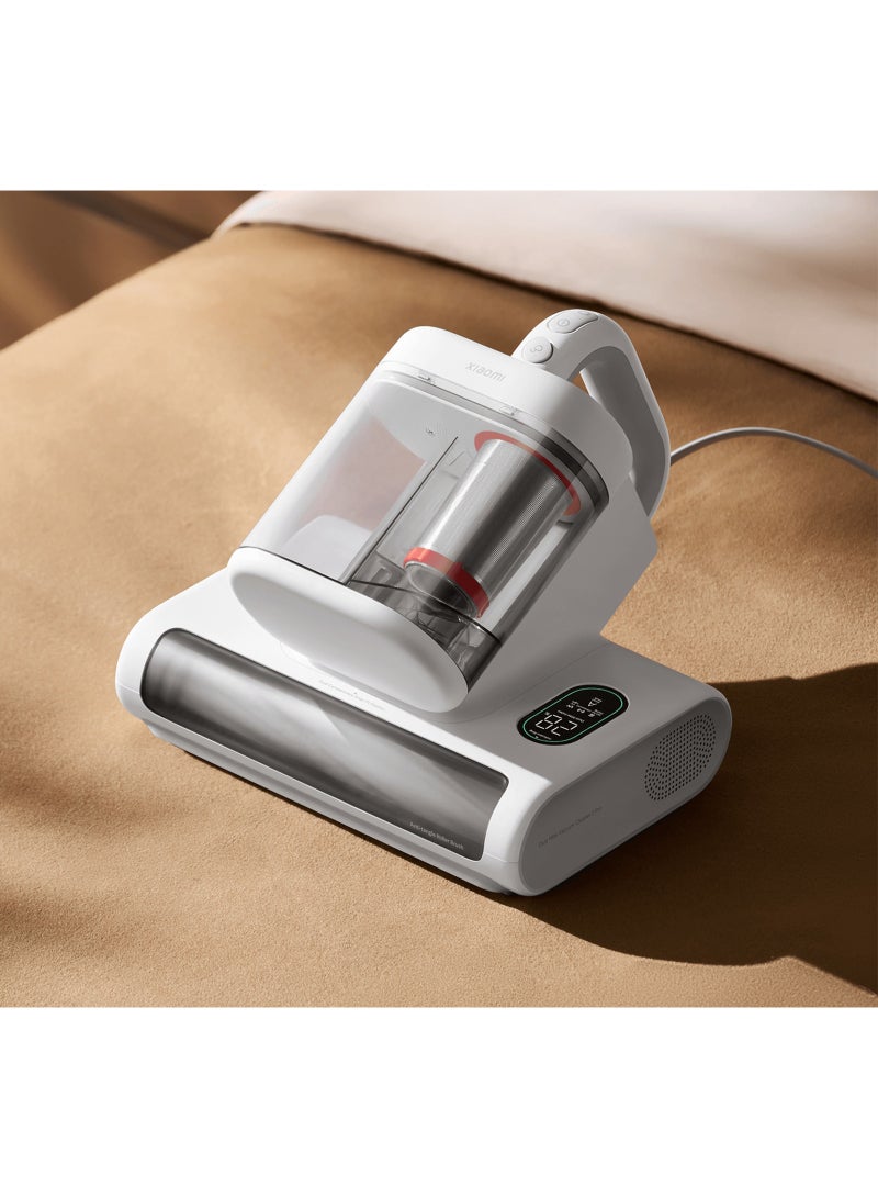 شاومي مكنسة كهربائية لعث الغبار 2 برو، شفط إعصاري 16 كيلو باسكال، منظف مرتبة ساخن 60℃ مع 12,000/دقيقة ضربات وضوء UV-C، مكنسة يدوية لإزالة مسببات الحساسية من السرير، فلترة HEPA - - Image 5