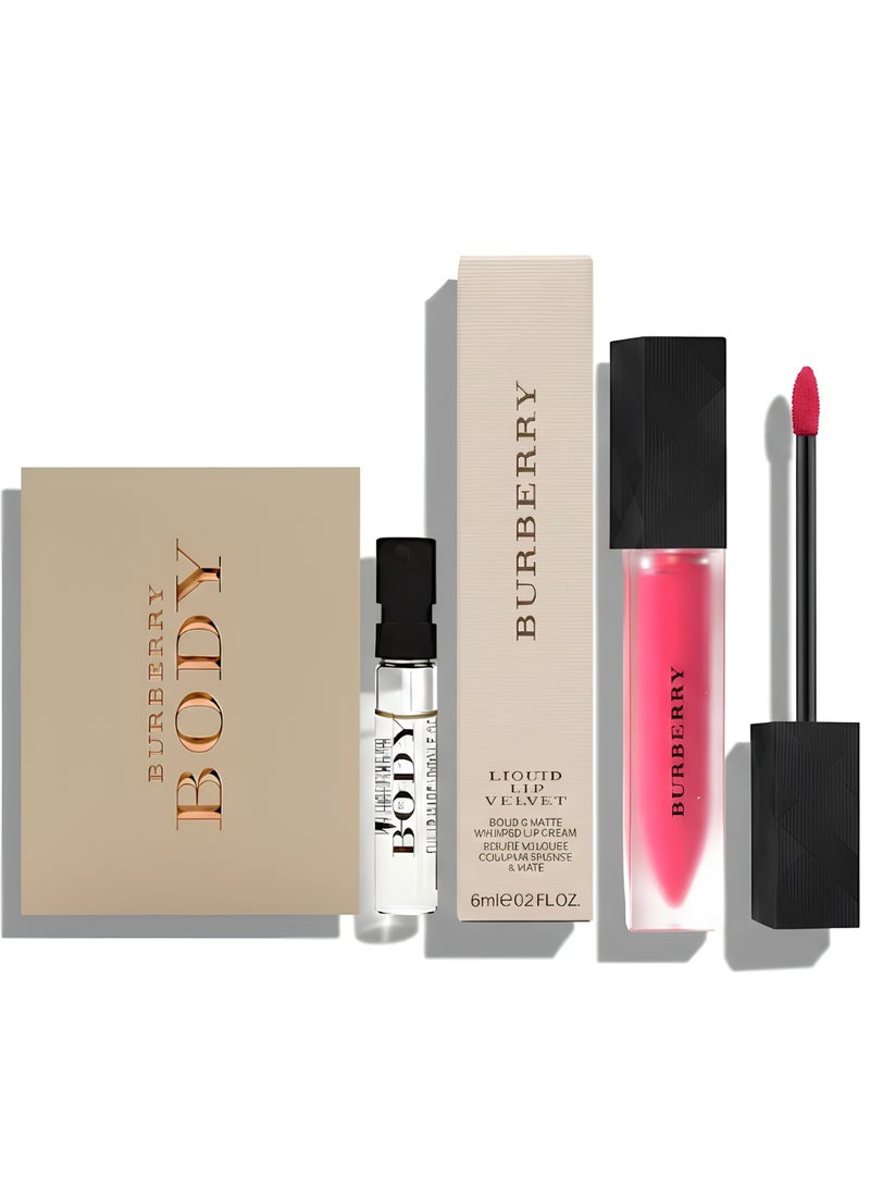 BURBERRY Gift Set Consisting Of (Liquid Lipstick 6ml + Body EDP 2ml) - Image 1
