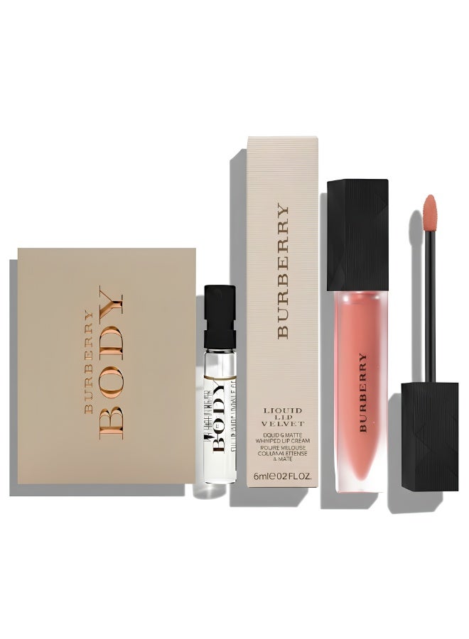 BURBERRY Gift Set Consisting Of (Liquid Lipstick 6ml + Body EDP 2ml) - Image 1