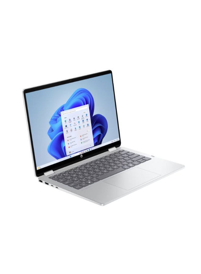 HP OmniBook 5 Flip 14-fp0023dx Laptop With 14 Inch 2K Touch Display, Core i7-150U Processor/16GB RAM DDR5/512GB SSD/Windows11/ English/Arabic Glacier Silver - Image 4