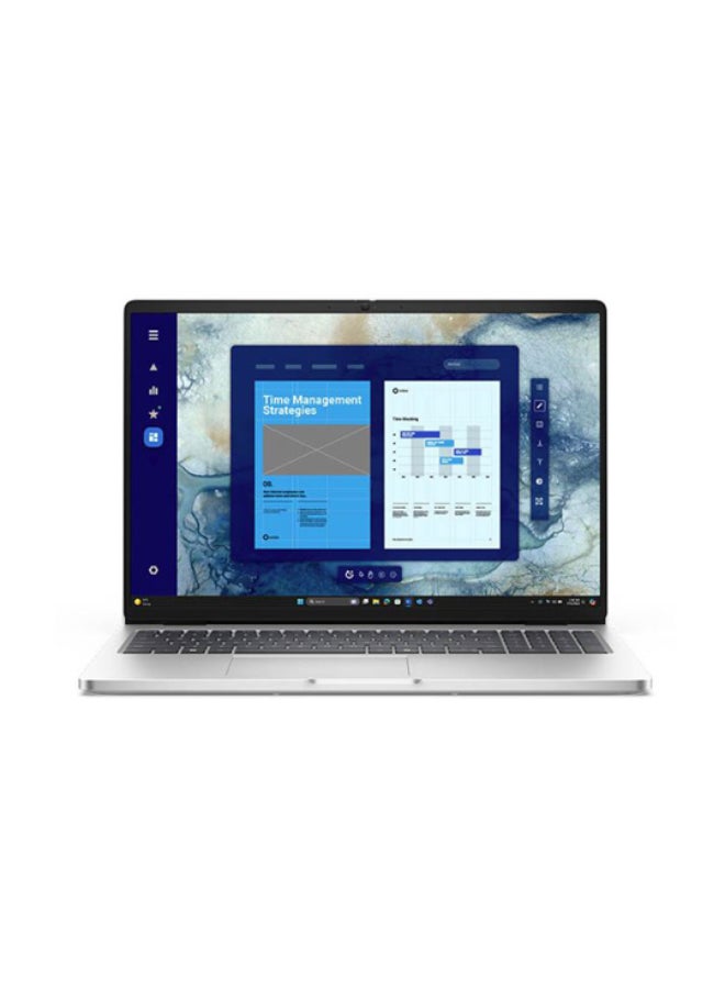 DELL Pro 16 PC16250 Laptop With 16 Inch Full HD (1920x1080) Display, Core Ultra 7-265U Processor/16GB RAM DDR5/512GB SSD/DOS(Without Windows)/ English/Arabic Platinum Silver - Image 1