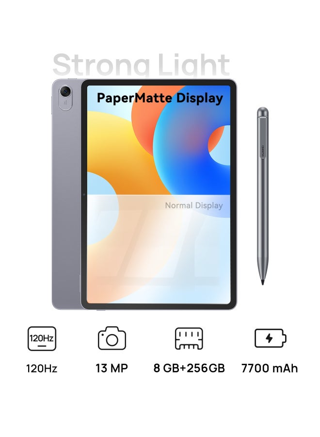 هواوي تابلت ميت باد 11.5 بوصة ببطانة ورقية رمادية فضائية 8 جيجابايت رام 256 جيجابايت واي فاي + قلم M-Pencil Lite مجاني - النسخة الشرق أوسطية - Image 1