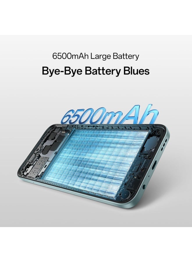 أوبو A6X Dual SIM Ice Blue 4GB RAM 128GB 5G - Middle East Version - Image 3