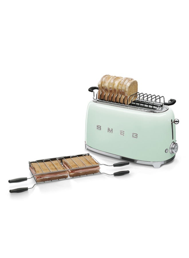 سميج توستر سميج بتصميم الخمسينات 4 شريحة لون أخضر باهت TSF02PGAU - Image 2