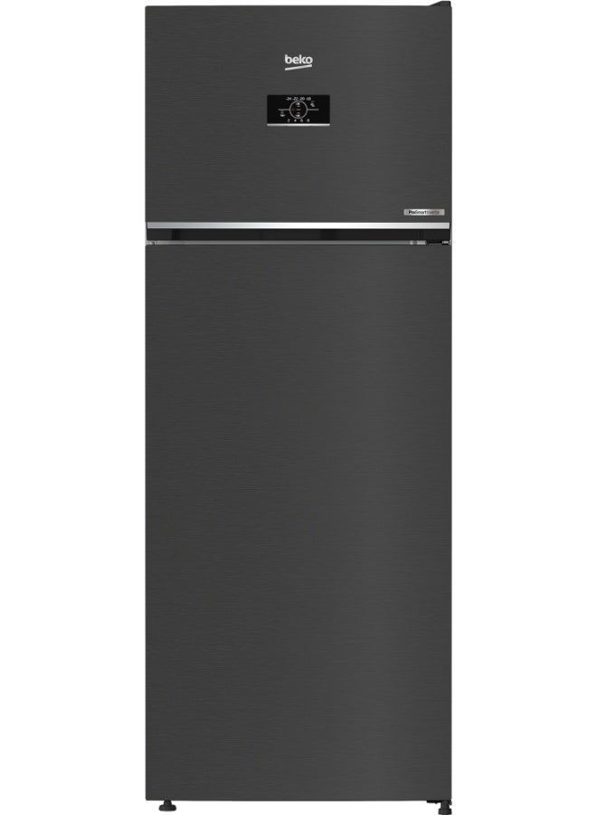 بيكو Refrigerator 455 Liters Gross(406 Net) Capacity,Top Mount, No Frost,Low Noise,10 Years Warranty on ProSmart Inverter Compressor RDNG455DDI Prepainted Dark Inox - Image 1
