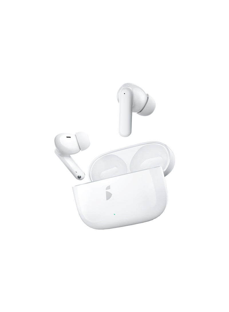 ITEL Buds Air 5 In-Ear Bluetooth 5.4 Headphones ,13mm dynamic driver Bluetooth Earbuds Touch Control, Light-Weight Earphones White - Image 1