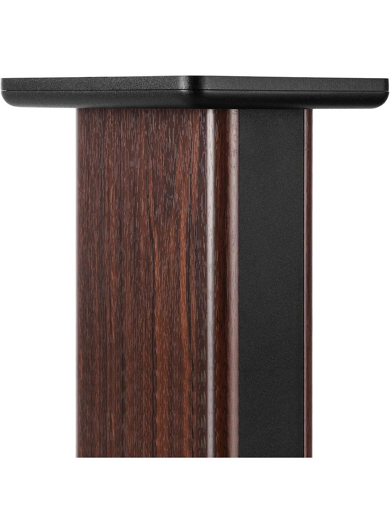 Edifier SS03 Speaker Stands for  S3000PRO Bookshelf Speakers Surround Sound, Heavy Duty 25.6 Inch Floor Stand, Easy Assembly Wood Grain Floorstanding Speaker Supports 1 Pair brown - Image 4