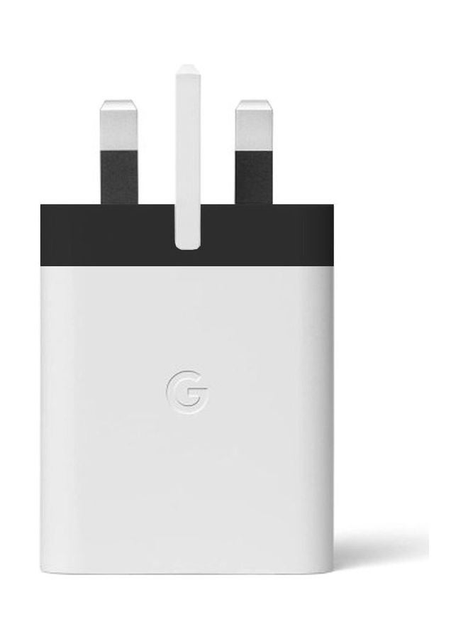 جوجل 30W USB-C Fast Charging Wall Adapter with 3-Pin Plug and Advanced Safety Protection White - Image 2