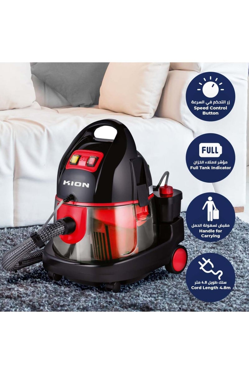 Kion Carpet Washer & Cleaner 20L 2000W Turbo With Multible Accessories And Functions Made In Turkey 20 L 2000 W WCC204 Multicolor - Image 4