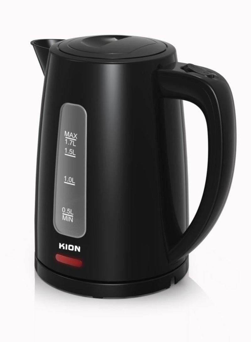 Kion Kettle Plastic With Window 1.7 L 2200 W BWK17PI22AO Black - Image 2